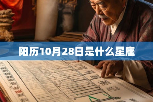 阳历10月28日是什么星座