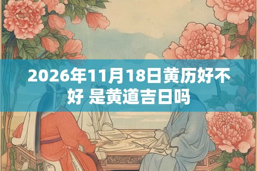 2026年11月18日黄历好不好 是黄道吉日吗