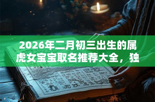 2026年二月初三出生的属虎女宝宝取名推荐大全，独特少见的女孩名字