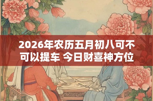2026年农历五月初八可不可以提车 今日财喜神方位