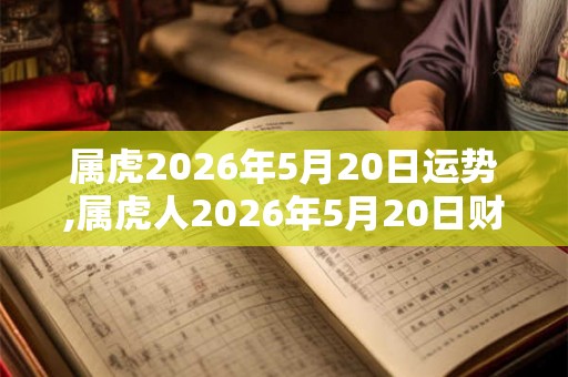 属虎2026年5月20日运势,属虎人2026年5月20日财运,生肖虎2026年5月20日运势 属虎2026年5月20日运势,属虎人2026年5月20日财运,生肖虎2026年5月20日运势
