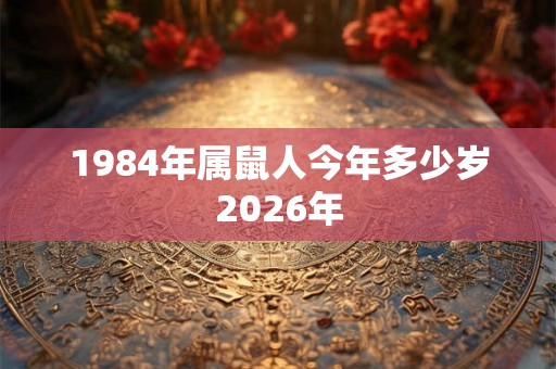 1984年属鼠人今年多少岁2026年