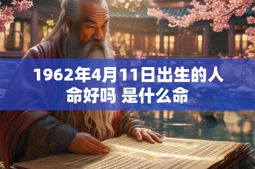 1962年4月11日出生的人命好吗 是什么命