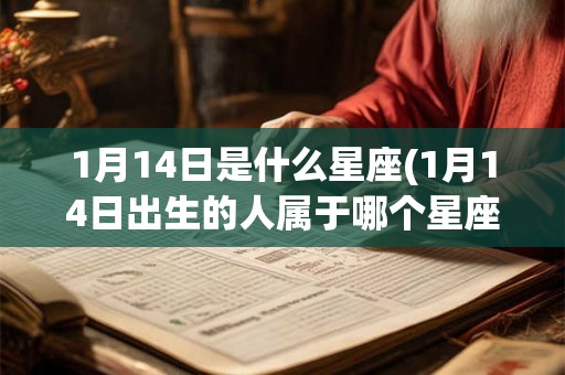 1月14日是什么星座(1月14日出生的人属于哪个星座)