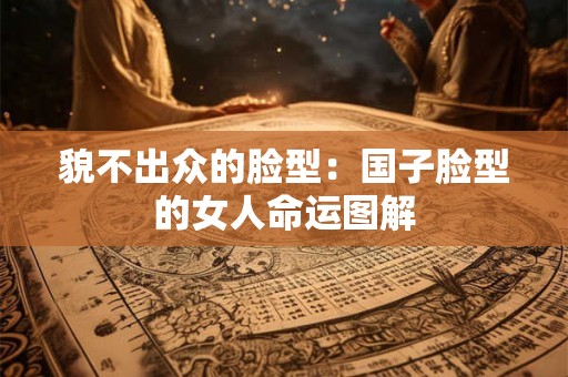 貌不出众的脸型：国子脸型的女人命运图解