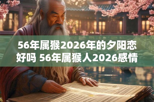 56年属猴2026年的夕阳恋好吗 56年属猴人2026感情运势