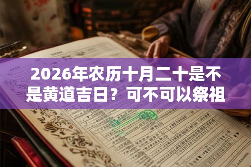 2026年农历十月二十是不是黄道吉日?可不可以祭祖? 2026年农历十月二十是不是黄道吉日?可不可以祭祖?