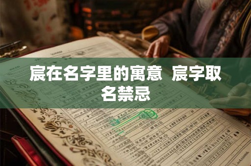 宸在名字里的寓意  宸字取名禁忌