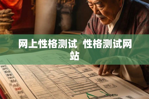 网上性格测试  性格测试网站