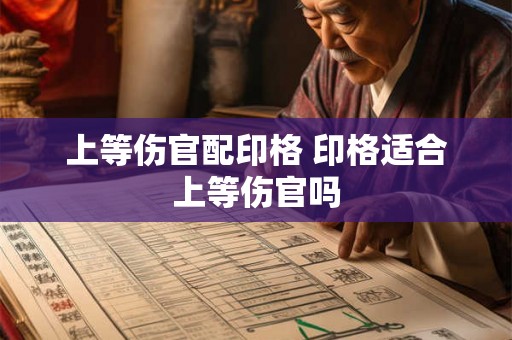 上等伤官配印格 印格适合上等伤官吗