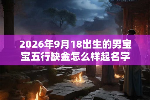 2026年9月18出生的男宝宝五行缺金怎么样起名字