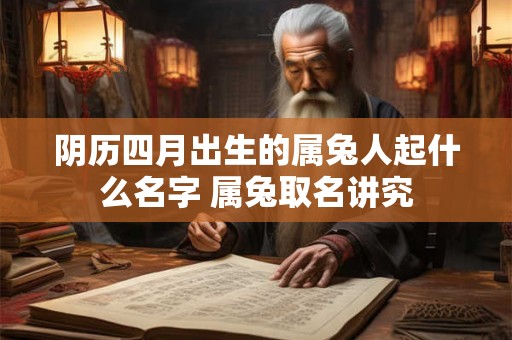 阴历四月出生的属兔人起什么名字 属兔取名讲究