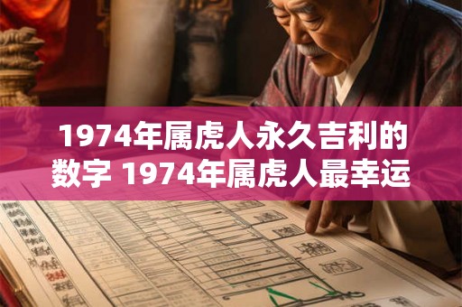 1974年属虎人永久吉利的数字 1974年属虎人最幸运的数字是什么