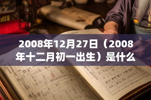 2008年12月27日（2008年十二月初一出生）是什么命_命运如何