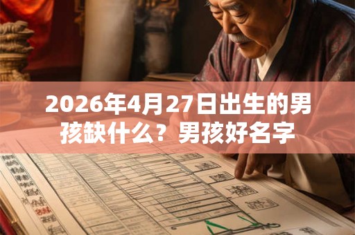 2026年4月27日出生的男孩缺什么?男孩好名字 2026年4月27日出生的男孩缺什么?男孩好名字