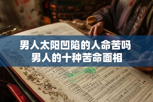 男人太阳凹陷的人命苦吗 男人的十种苦命面相
