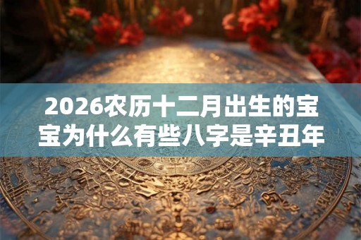 2026农历十二月出生的宝宝为什么有些八字是辛丑年？