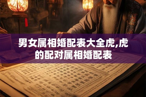 男女属相婚配表大全虎,虎的配对属相婚配表