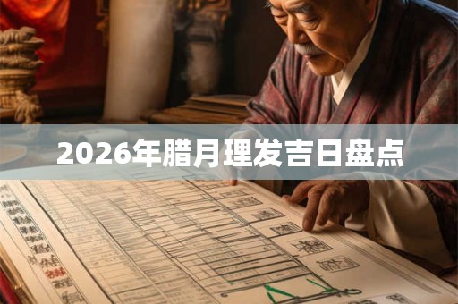 2026年腊月理发吉日盘点