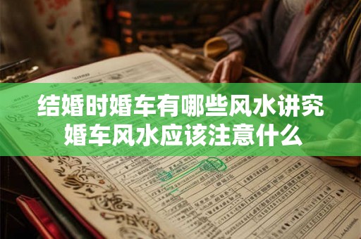 结婚时婚车有哪些风水讲究 婚车风水应该注意什么