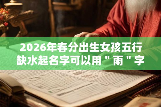 2026年春分出生女孩五行缺水起名字可以用＂雨＂字吗？