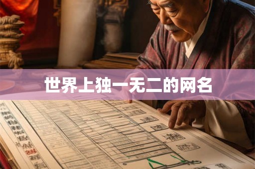 世界上独一无二的网名 世界上独一无二的网名