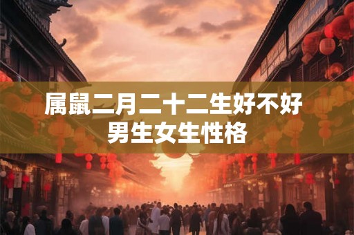 属鼠二月二十二生好不好 男生女生性格 属鼠二月二十二生好不好 男生女生性格