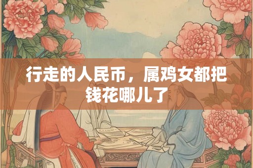 行走的人民币，属鸡女都把钱花哪儿了