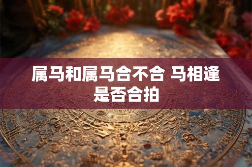 属马和属马合不合 马相逢是否合拍 属马和属马合不合 马相逢是否合拍