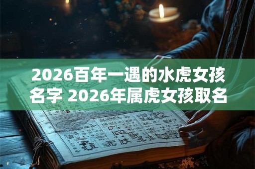 2026百年一遇的水虎女孩名字 2026年属虎女孩取名宜用字 2026百年一遇的水虎女孩名字 2026年属虎女孩取名宜用字