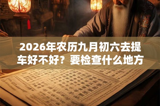 2026年农历九月初六去提车好不好？要检查什么地方？
