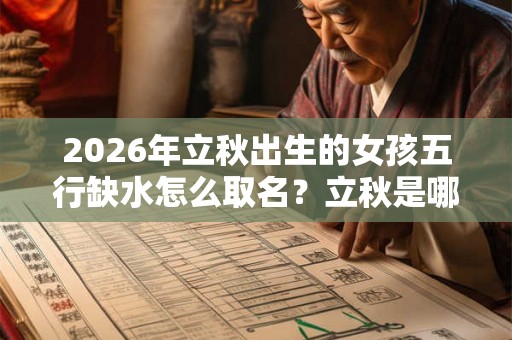 2026年立秋出生的女孩五行缺水怎么取名？立秋是哪天？