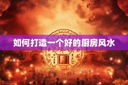 如何打造一个好的厨房风水