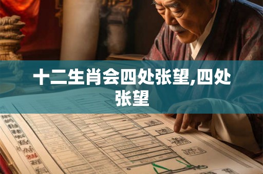 十二生肖会四处张望,四处张望