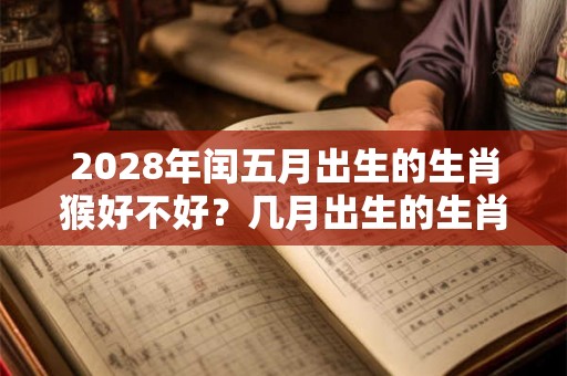 2028年闰五月出生的生肖猴好不好？几月出生的生肖猴好？