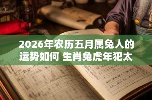 2026年农历五月属兔人的运势如何 生肖兔虎年犯太岁吗