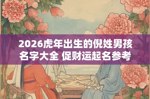 2026虎年出生的倪姓男孩名字大全 促财运起名参考