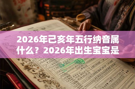 2026年己亥年五行纳音属什么？2026年出生宝宝是什么命？