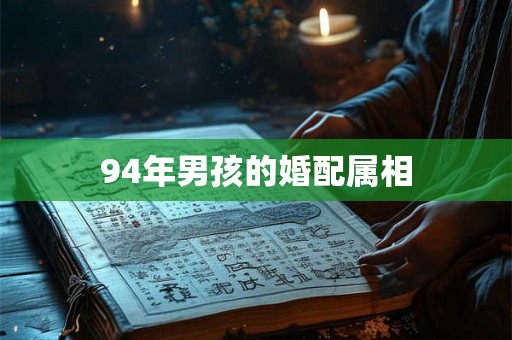 94年男孩的婚配属相