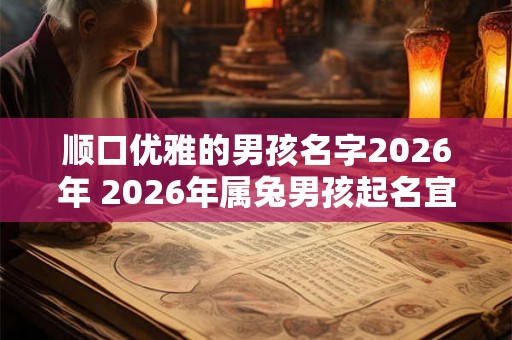 顺口优雅的男孩名字2026年 2026年属兔男孩起名宜用字 顺口优雅的男孩名字2026年 2026年属兔男孩起名宜用字