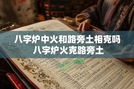 八字炉中火和路旁土相克吗 八字炉火克路旁土