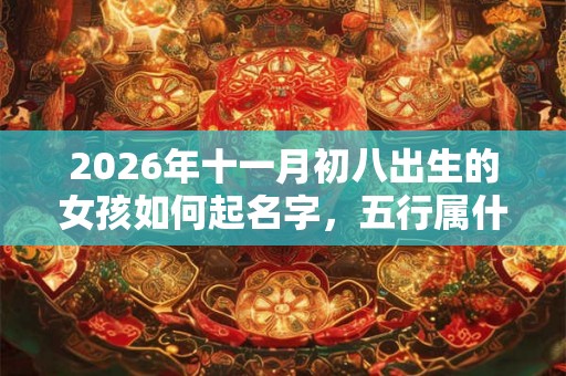 2026年十一月初八出生的女孩如何起名字，五行属什么