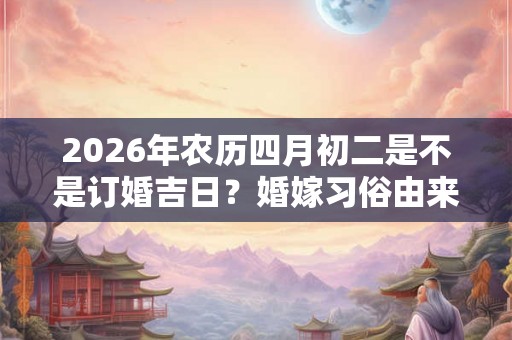 2026年农历四月初二是不是订婚吉日？婚嫁习俗由来