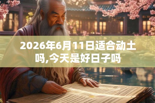 2026年6月11日适合动土吗,今天是好日子吗