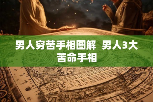 男人穷苦手相图解  男人3大苦命手相