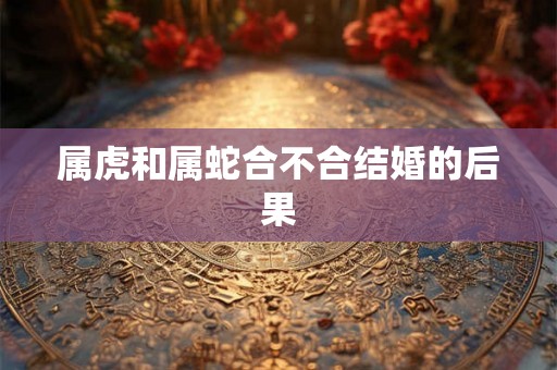 属虎和属蛇合不合结婚的后果 属虎和属蛇合不合结婚的后果