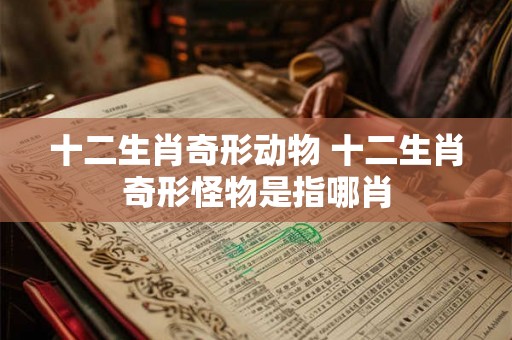 十二生肖奇形动物 十二生肖奇形怪物是指哪肖