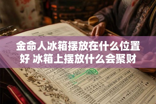 金命人冰箱摆放在什么位置好 冰箱上摆放什么会聚财