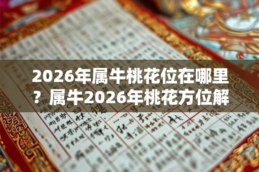 2026年属牛桃花位在哪里？属牛2026年桃花方位解析