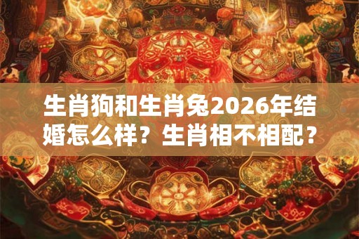 生肖狗和生肖兔2026年结婚怎么样？生肖相不相配？